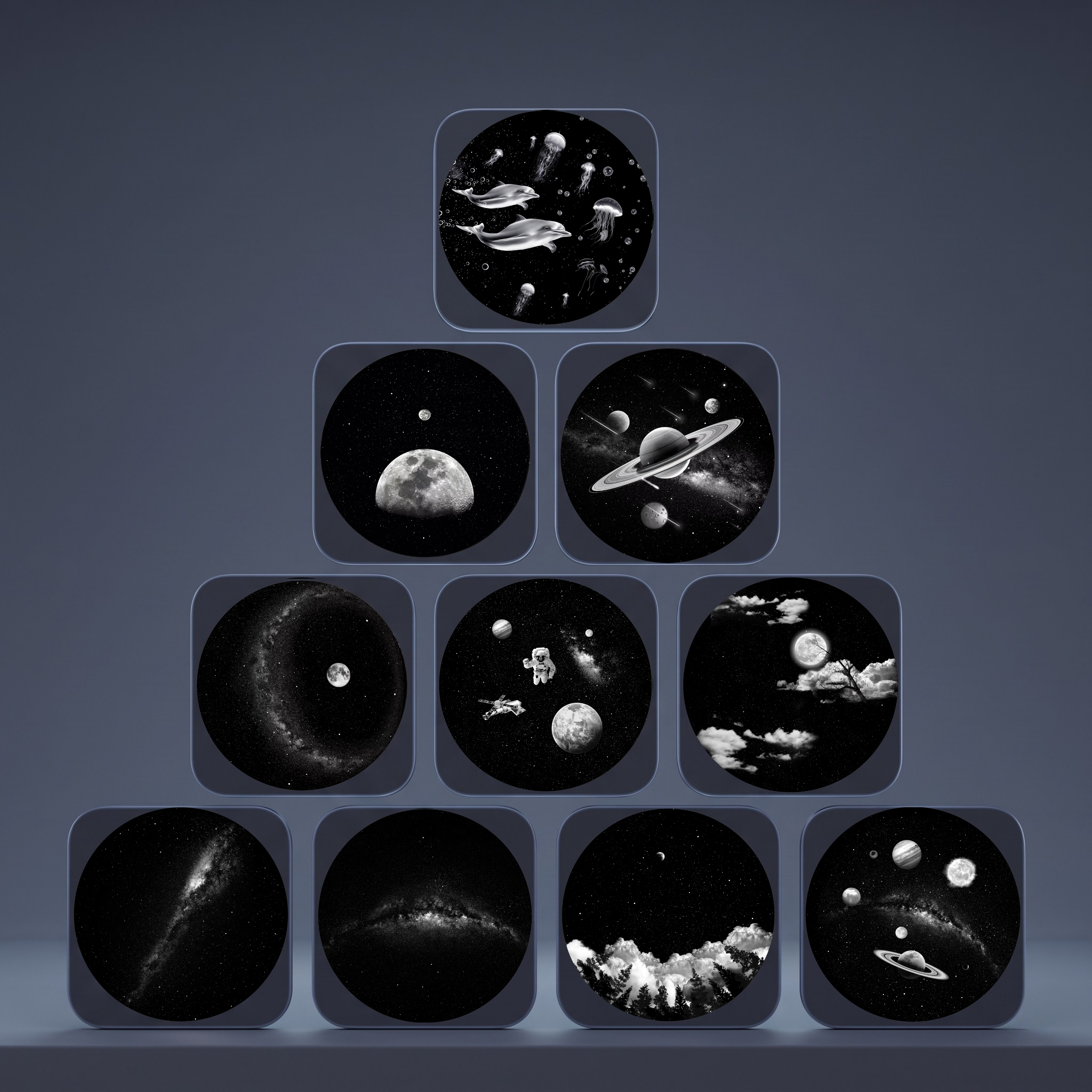 Set Extra 10 Diafilme Premium Monochrome